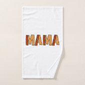 Cheetah Print Leopard Maman (Serviette à main)