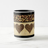 Cheetah Print met Mok harten (Midden)