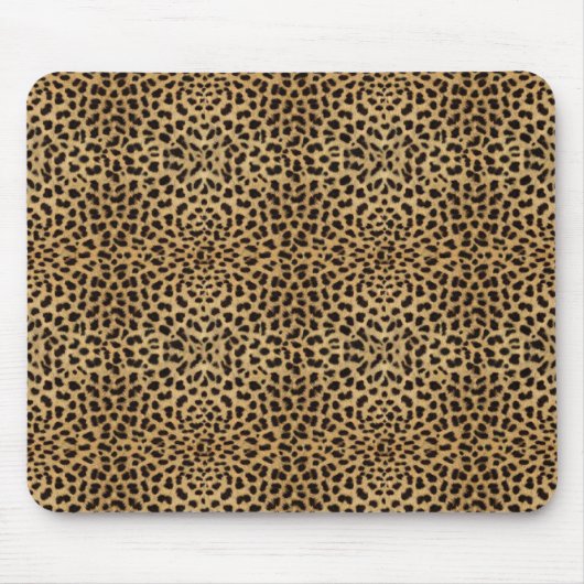 Cheetah Print Mousepad Muismat (Voorkant)
