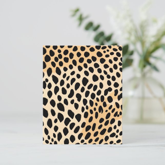 Cheetah Print Pattern (Staand voorkant)