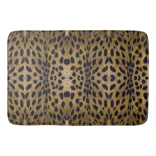 Cheetah Print Pattern Badmat (Voorkant)