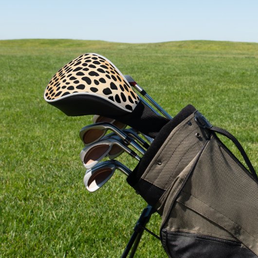 Cheetah Print Pattern Golfheadcover (Insitu)
