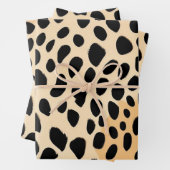 Cheetah Print Pattern Inpakpapier Vel (In situ)