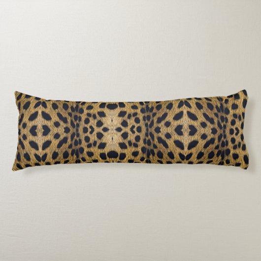Cheetah Print Pattern Lichaamskussen (Voorkant)