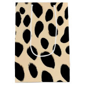 Cheetah Print Pattern Medium Cadeauzakje (Achterkant)