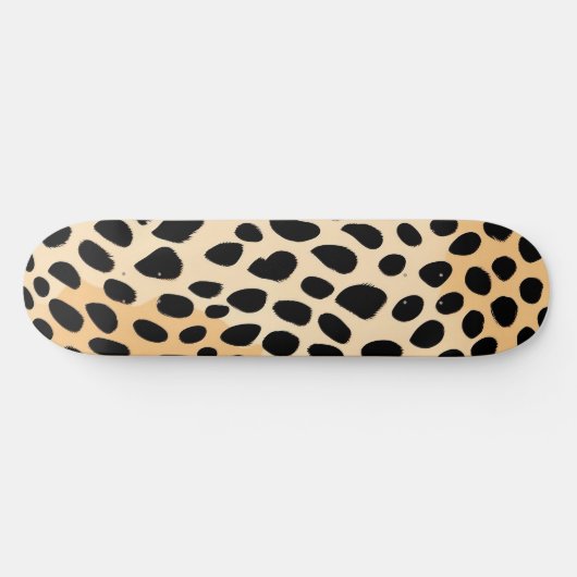 Cheetah Print Pattern Skateboard (Horizontaal)