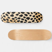Cheetah Print Pattern Skateboard (Horizontaal)