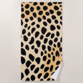 Cheetah Print Pattern Strandlaken (Voorkant)