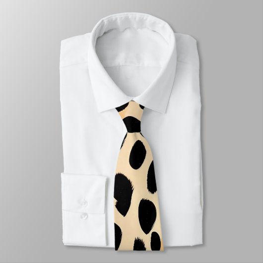Cheetah Print Pattern Stropdas (Gebonden)