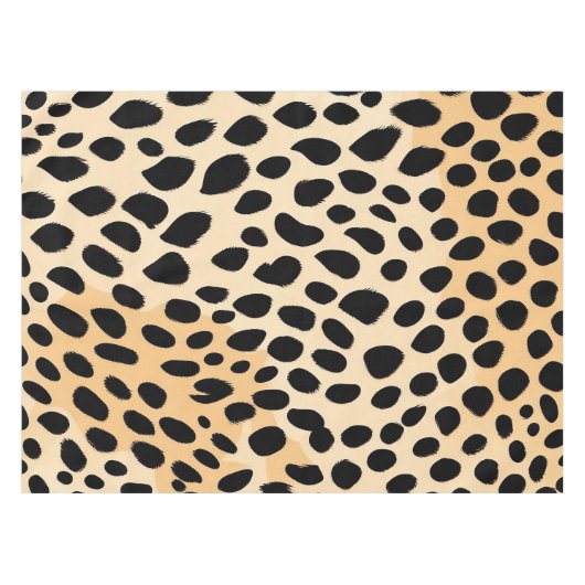 Cheetah Print Pattern Tafelkleed (Voorkant (Horizontaal))