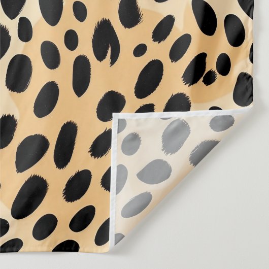 Cheetah Print Pattern Wandkleed (Detail)