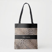 Cheetah Print personaliseren Draagtas (Voorkant)