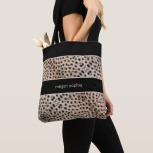 Cheetah Print personaliseren Draagtas