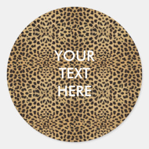 Cheetah Print Sticker