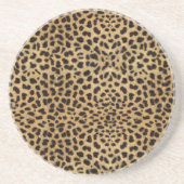 Cheetah Print Zandsteen Onderzetter (Voorkant)