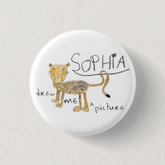 Cheetah Ronde Button 3,2 Cm