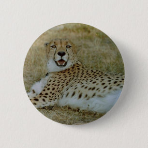Cheetah Ronde Button 5,7 Cm