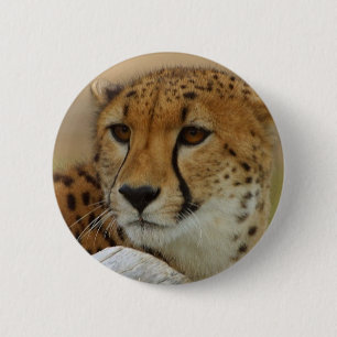 Cheetah Ronde Button 5,7 Cm