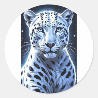 Cheetah Ronde Sticker