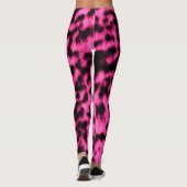 Cheetah rose chaud Rave Love Leggings (Dos)