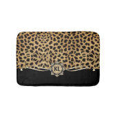 Cheetah Rosette Monogram CRMX Badmat (Voorkant)