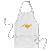 Cheetah Running Standaard Schort (Voorkant)