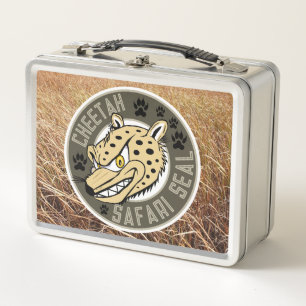 Cheetah Safari Seal Wildcat Lunchbox