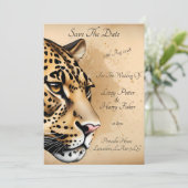 Cheetah Save The Date (Staand voorkant)