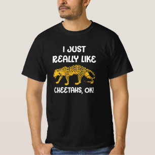 Cheetah Shirt Ik hou gewoon echt van cheetah's, OK