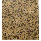 Cheetah Shower Curtain Douchegordijn (Voorkant)