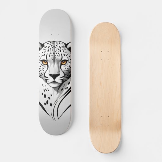 Cheetah Skateboard (Recto)