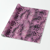 Cheetah Skin Pattern Wrapping Paper Cadeaupapier (Uitgerold)