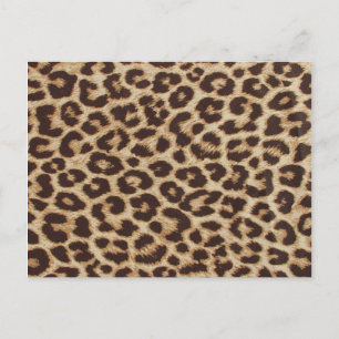 Cheetah Skin Print Briefkaart
