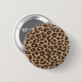 Cheetah Skin Print Ronde Button 5,7 Cm (Voorkant /achterkant)