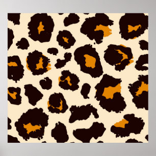 Cheetah Skin, Texture Poster de animal.