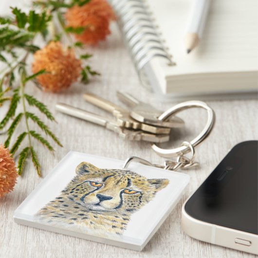 Cheetah Sleutelhanger (Voorkant Rechts)