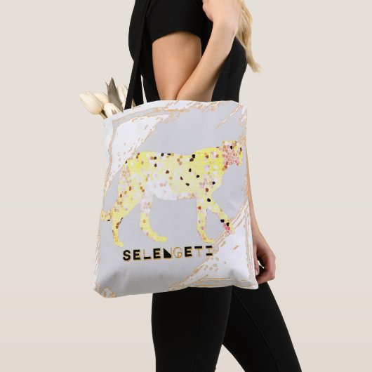Cheetah Small Tote Bag (De près)