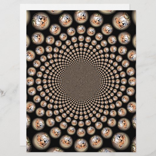 Cheetah Spin Spectacle – Feline Frenzy: Kleurrijk (Voorkant / Achterkant)