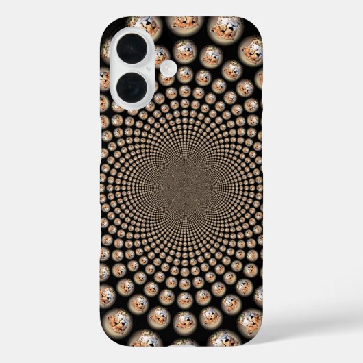 Cheetah Spin Spectacle – Feline Frenzy: Kleurrijk Case-Mate iPhone Case (Achterkant)