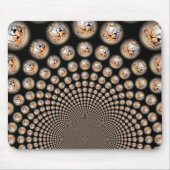 Cheetah Spin Spectacle – Feline Frenzy: Kleurrijk Muismat (Voorkant)