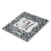 Cheetah Spot Animal Print Monogram display teile Tegeltje (Zijkant)