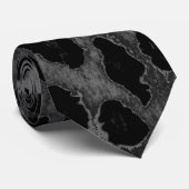 Cheetah Spot Animal Print Wild Cat Fabric Mannen S Stropdas (Opgerold)