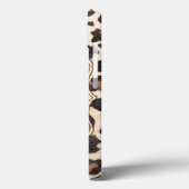 Cheetah Spot Animal Print Wild Monogram IPAD Case (Achterkant / Links)
