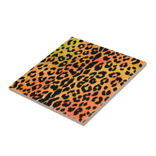 Cheetah Spots Ceramic Tegel - Modern Tegeltje