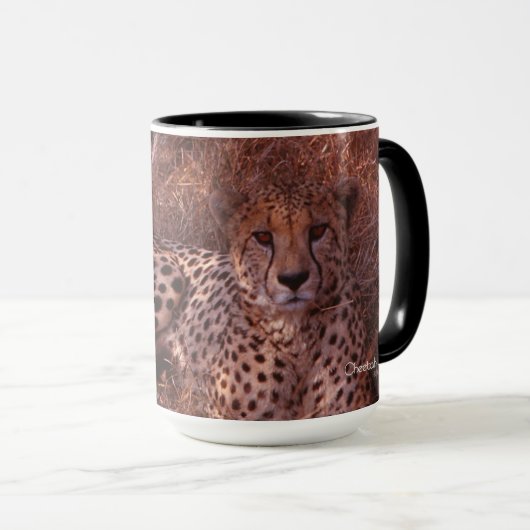 Cheetah Stare Mok (Voorkant rechts)