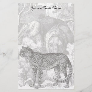 Cheetah Stationery Briefpapier