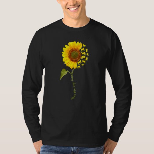 Cheetah Sunflower T-shirt (Voorkant)