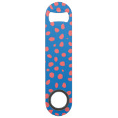 Cheetah taches Coral Blue (Devant)