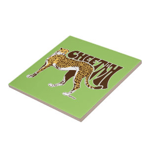 Cheetah Tegeltje