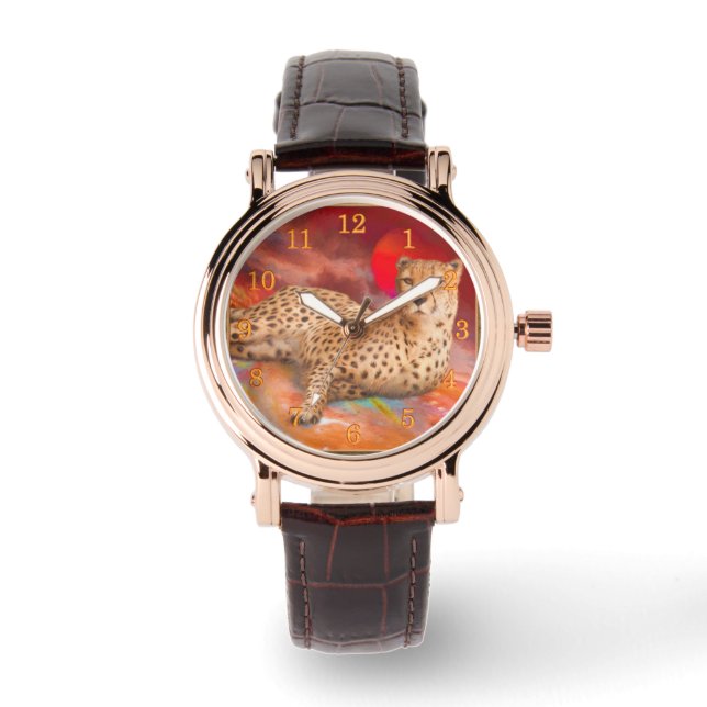 CHEETAH VANISHING POINT HORLOGE (Voorkant)